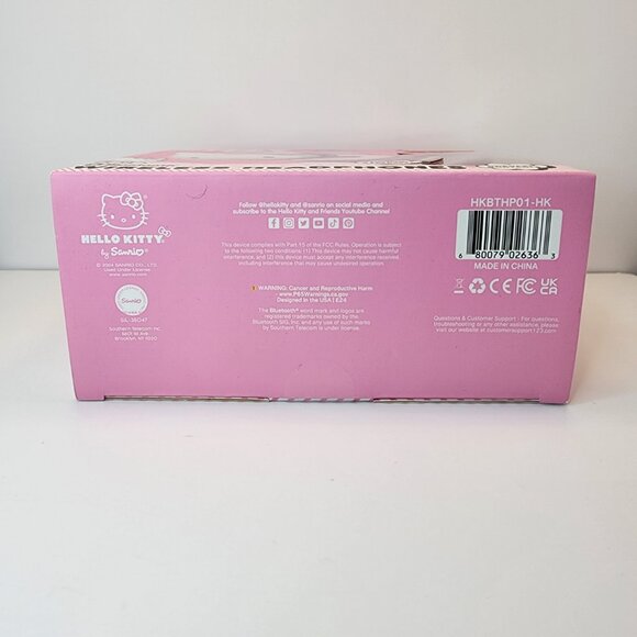 Hello Kitty Bluetooth Over Ear Headphones | Wireless Adjustable | Pink NWT - Picture 4 of 6